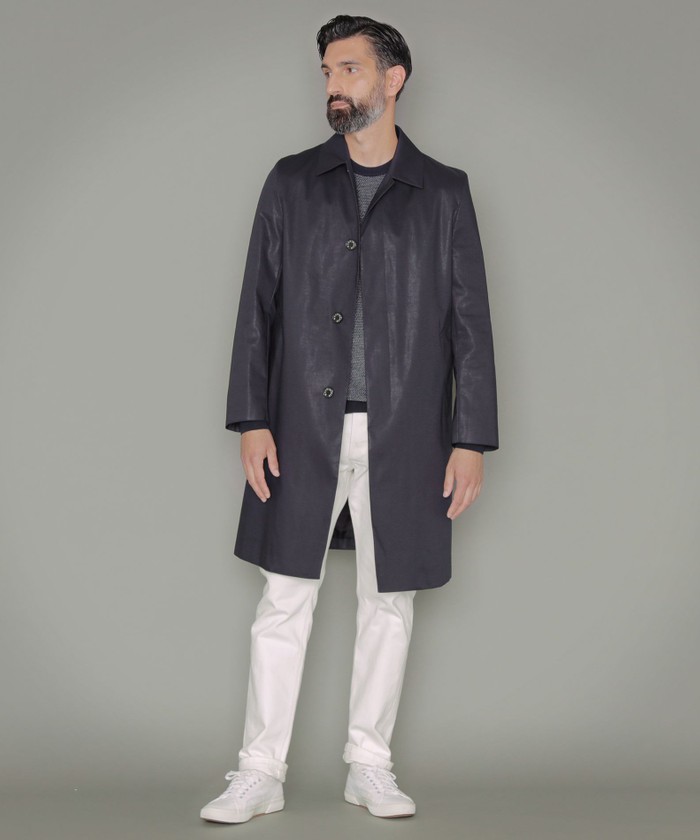 極美品/現行 マッキントッシュ ステンカラーコート ダンケルド
