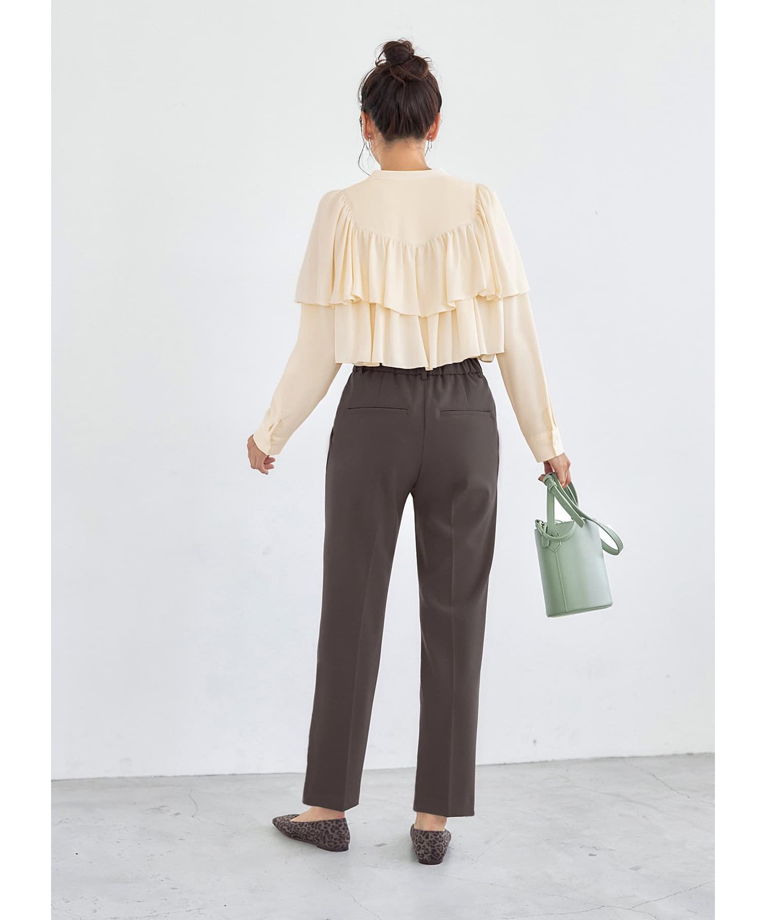 STYLEDELI デコルテピンタックチュニックブラウス スタイルデリ