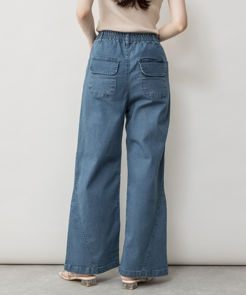 クーポン】【セール28%OFF】ワイドパンツ バギーパンツ カーゴパンツ