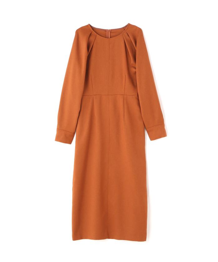 美品✦24SS イエナラブークル スラブタックドレス リネン混 ラグラン袖 セール 50%OFF】ラグランスリーブタックワンピース(504905855