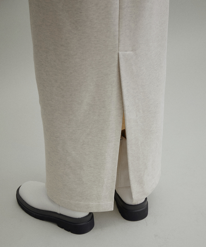 2/10以降発送　ADAM ET ROPE アダムエロペ　ハーフZIPスウェット WEB限定(一部店舗展開あり)】ハーフZIPスウェットワンピース