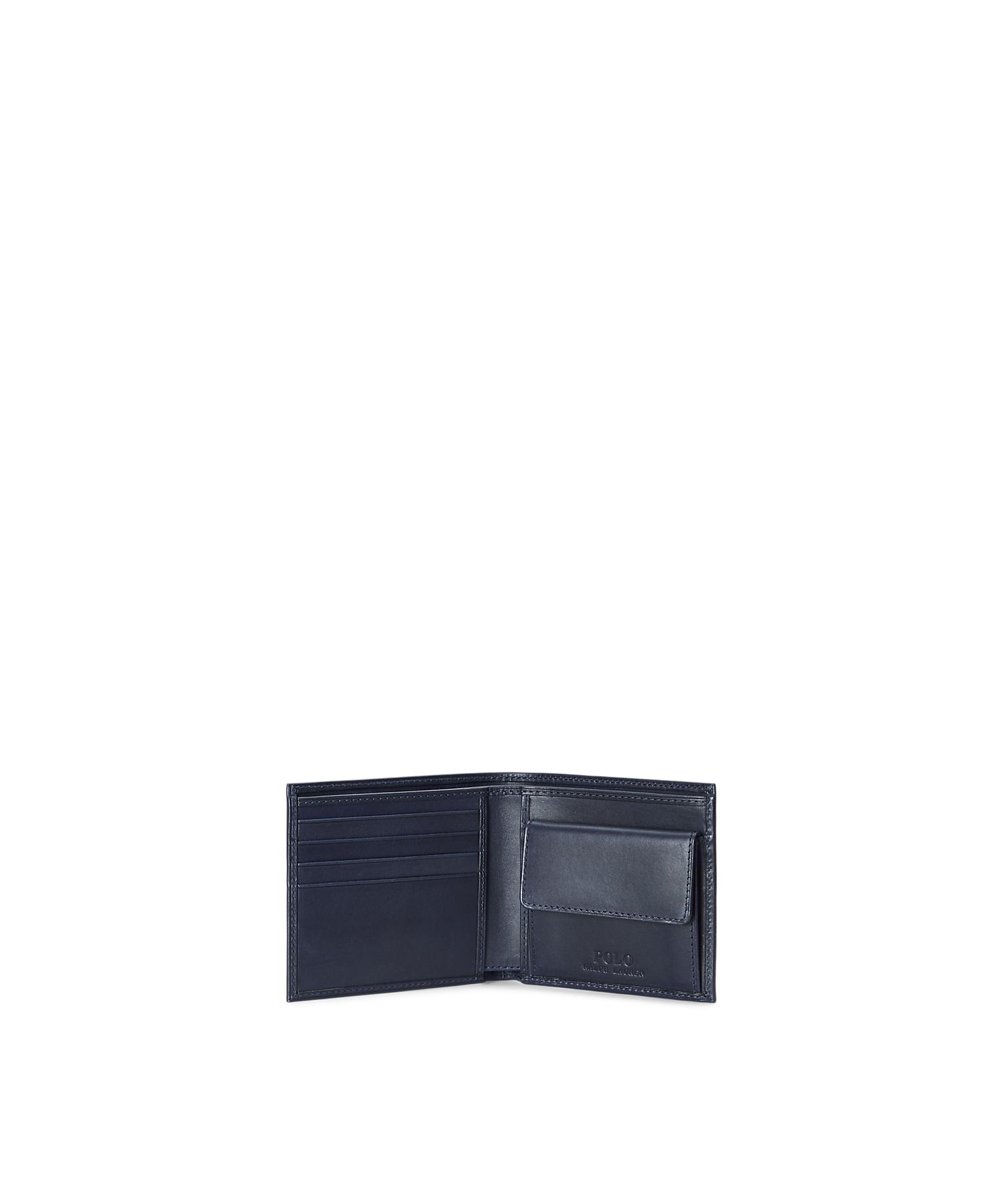 Polo ベア レザー ビルフォールド コイン ウォレット(504920928 Polo ベア レザー ビルフォールド コイン ウォレット(504920928
