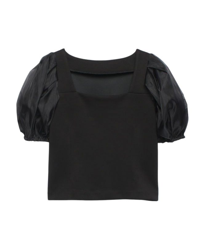 エイミーイストワール eimy istoire Parisプリントシアートップス （BLACK） エイミーイストワール eimy istoire Parisプリントシアー