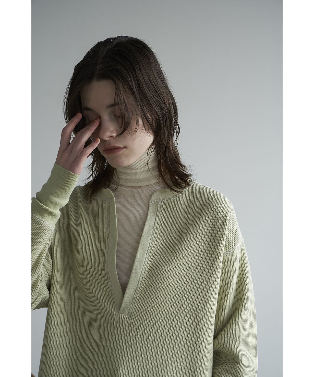 セール】TWIST RIB HENRY NECK LONG TOPS(504916182) | クラネ セール】TWIST RIB HENRY NECK LONG TOPS(504916182) | クラネ