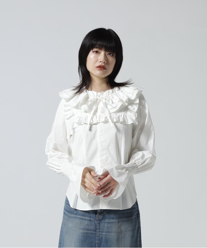 セール 40%OFF】RHODOLIRION/ロドリリオン Frill Ribbon Blouse