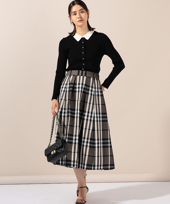 セール 30%OFF】【追加予約】タフタチェックスカート(504795919
