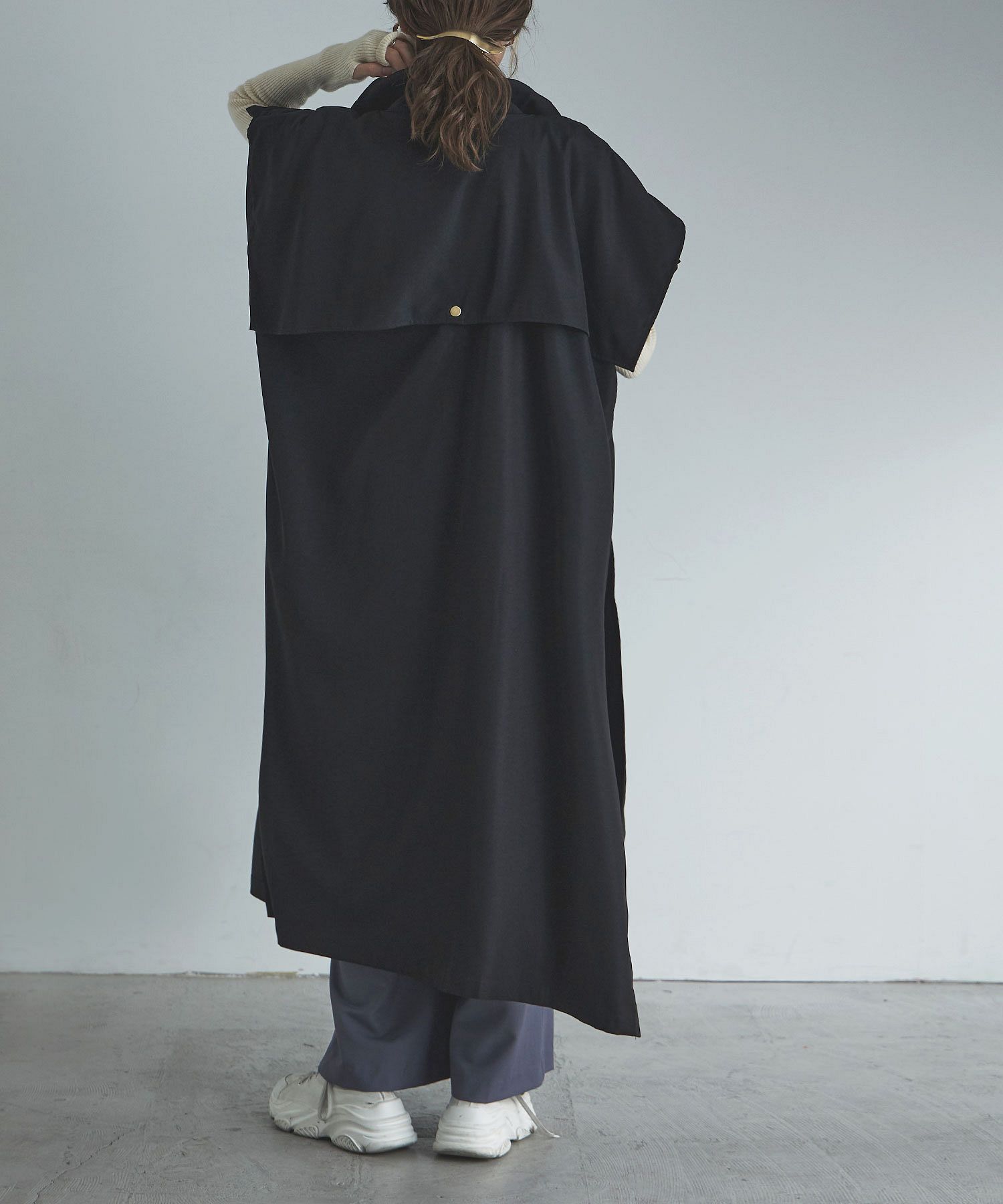 ELFSACK アウター コート パープル タートルネック パープル（紫）系 S ELF SACK(エルフサック) アウター