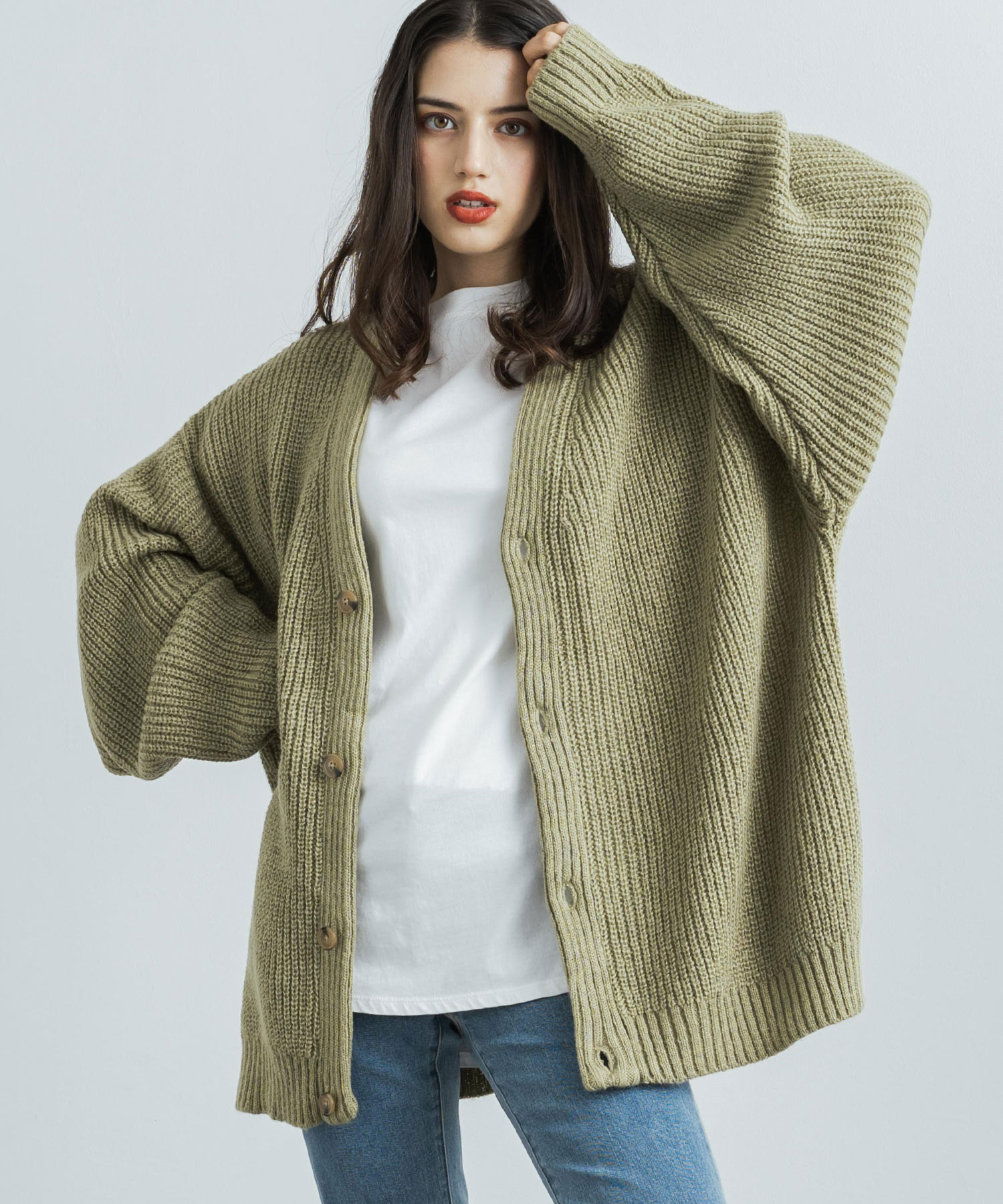 ロッキーモンロー Rocky Monroe ニット カーディガン メンズ
