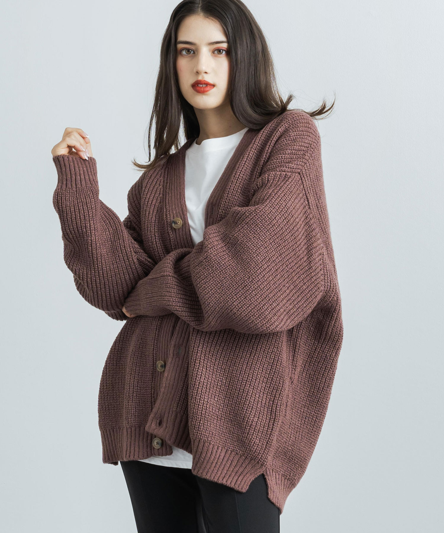 ロッキーモンロー Rocky Monroe ニット カーディガン メンズ