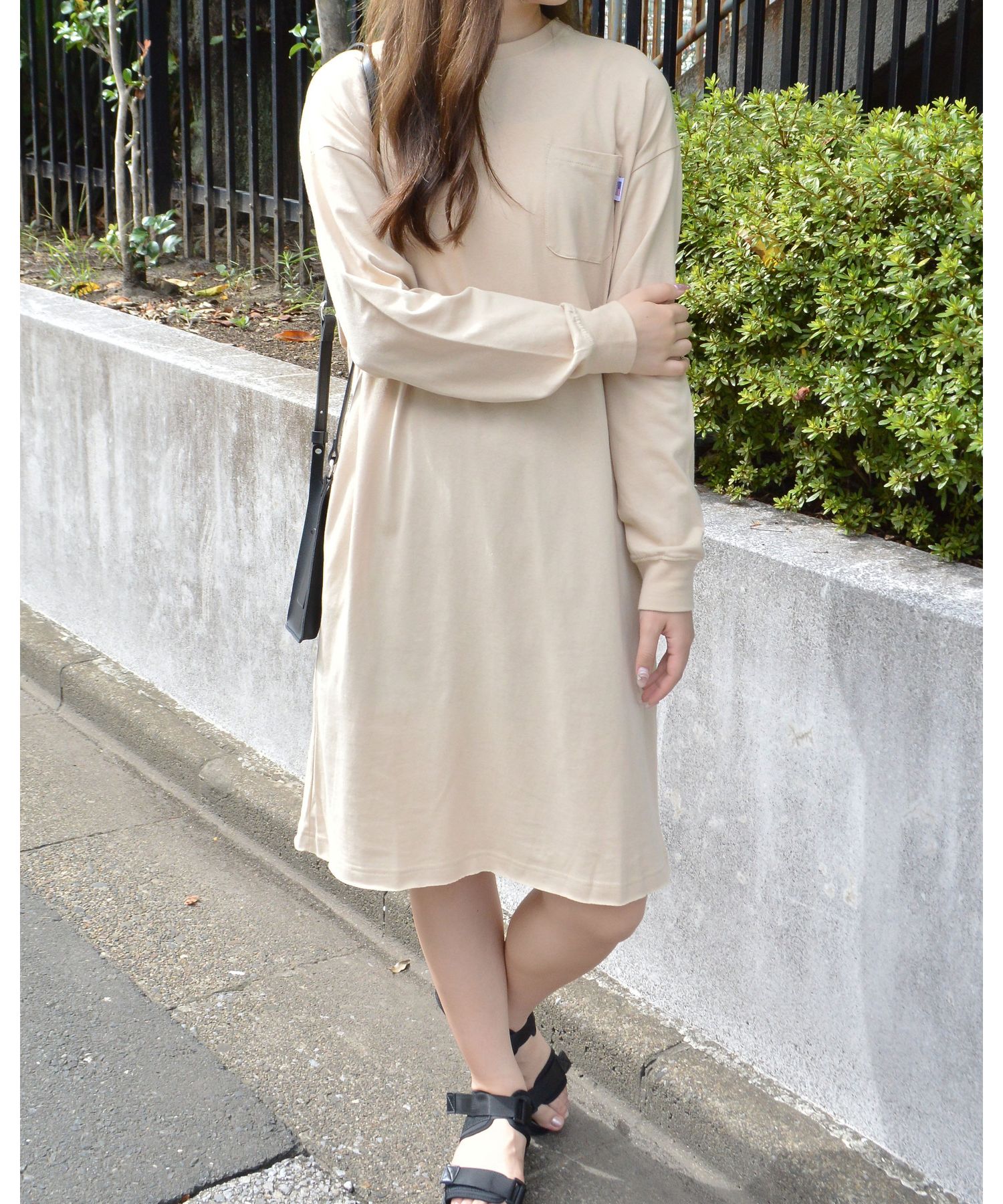 SLY | FRONT ZIP BACK OPEN ショートワンピース (ワンピース