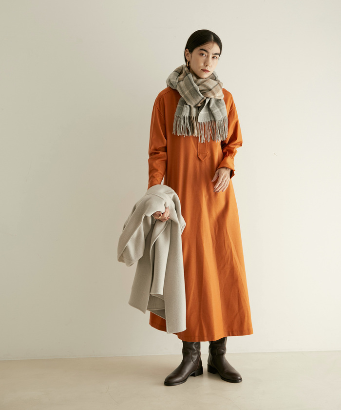 SALON adam et ropé TWEEDMILL チェックマフラー