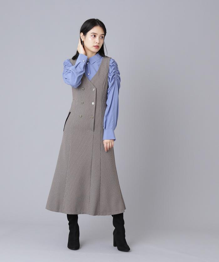 日本未入荷 セール ジル | 50%OFF】パール釦パワショルブラウス(504847137) トップス