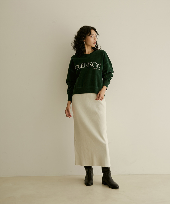セール 20%OFF】【極上の肌ざわり】ロゴプリントプルオーバー