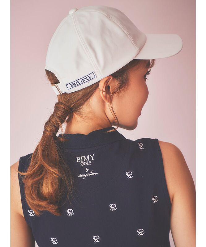 eimy golf エイミーゴルフ カレッジロゴスウェット ライトイエロー