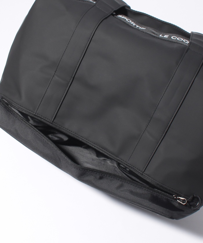 ✨タグ付未使用 ルコックスポルティフ ゴルフ トートバッグ シューズ 肩掛け 黒 DESCENTE STORE オリジナル】トートバッグ（シューズ収納