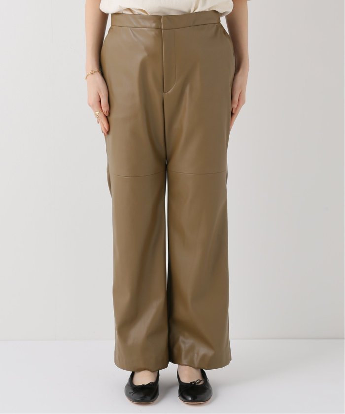 R'IAM】 フェイクレザー パンツ new(504930029) | プラージュ(Plage お手頃な価格で購入 Plage 【R’IAM】フェイクレザーパンツ カジュアルパンツ
