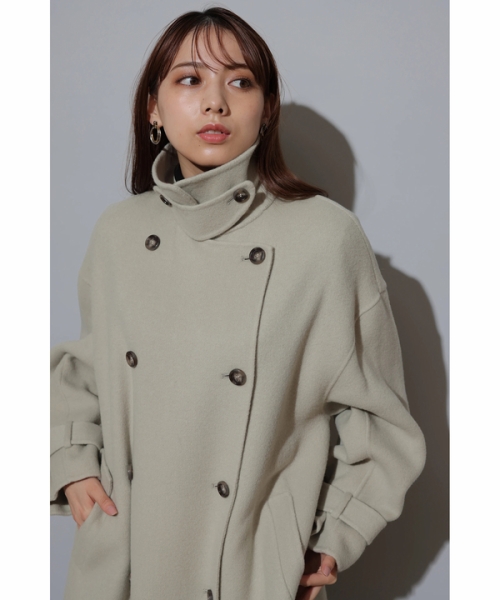 スタンドカラーコート(504932565) | マイストラーダ(Mystrada) - d fashion