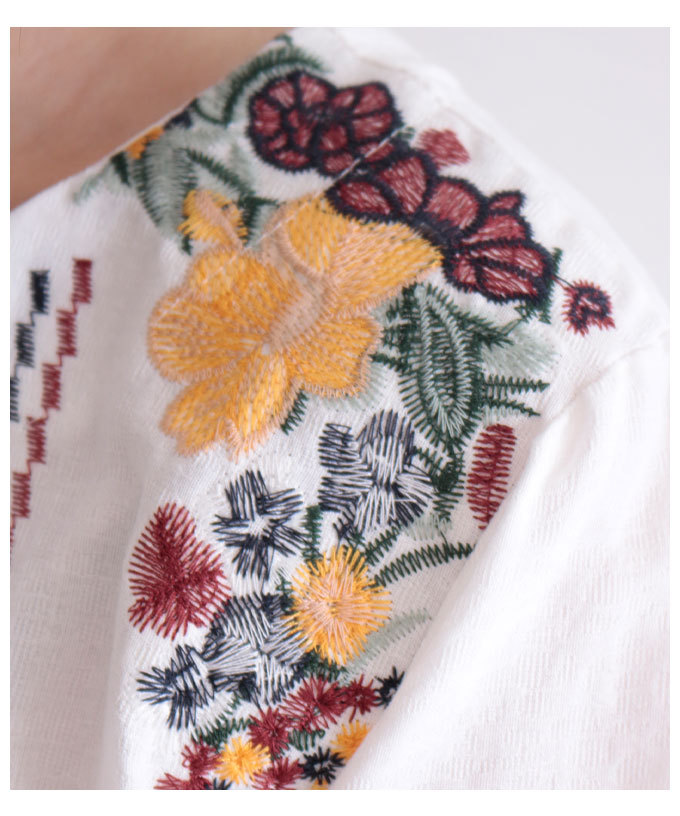 クーポン】フォークロア調の花刺繍ブラウス(503819746) | サワ