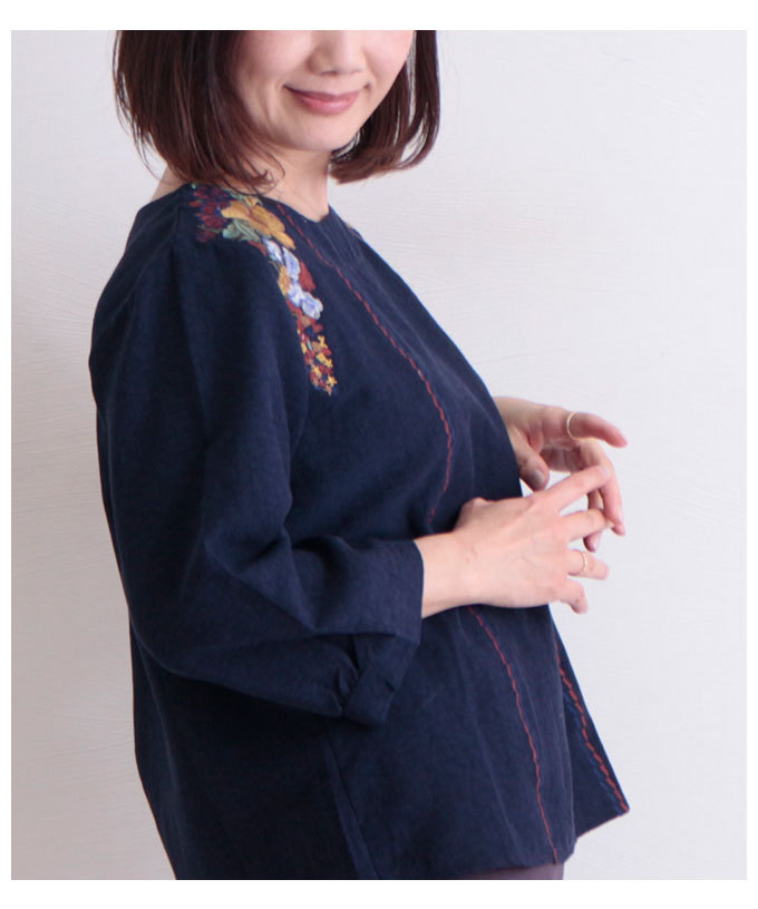 クーポン】フォークロア調の花刺繍ブラウス(503819746) | サワ