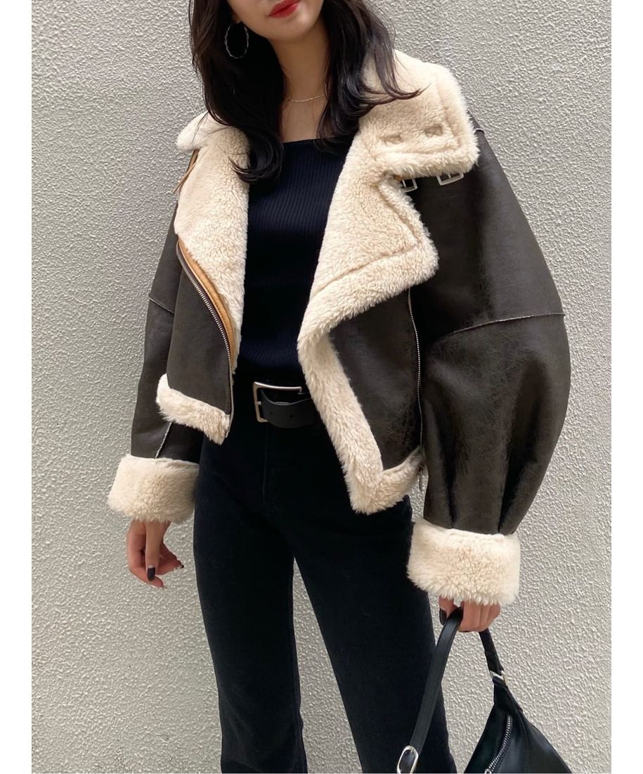 女の子向けプレゼント集結 VINTAGE CRACK fashion d - スライ(SLY) | B－3(504845557) SHORT ジャケット・アウター