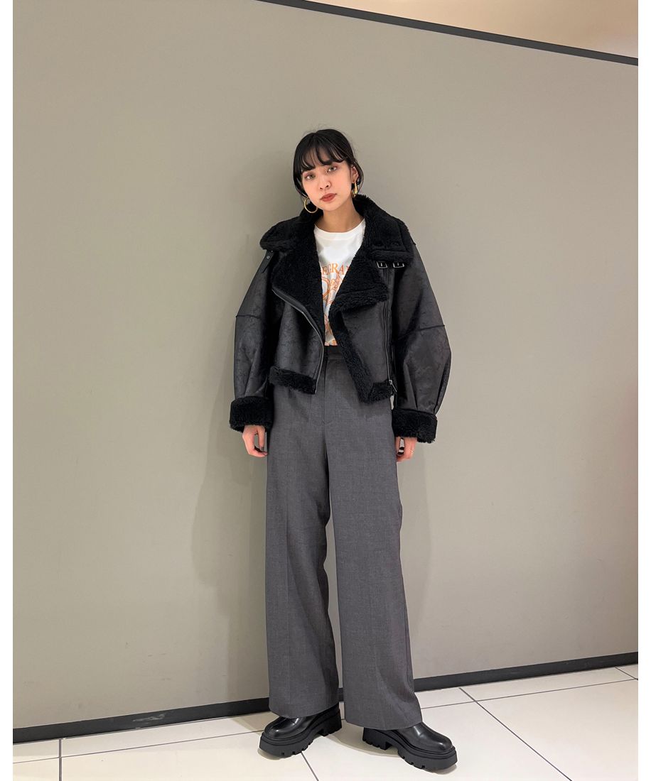 VINTAGE CRACK SHORT B－3(504845557) | スライ(SLY) - d fashion