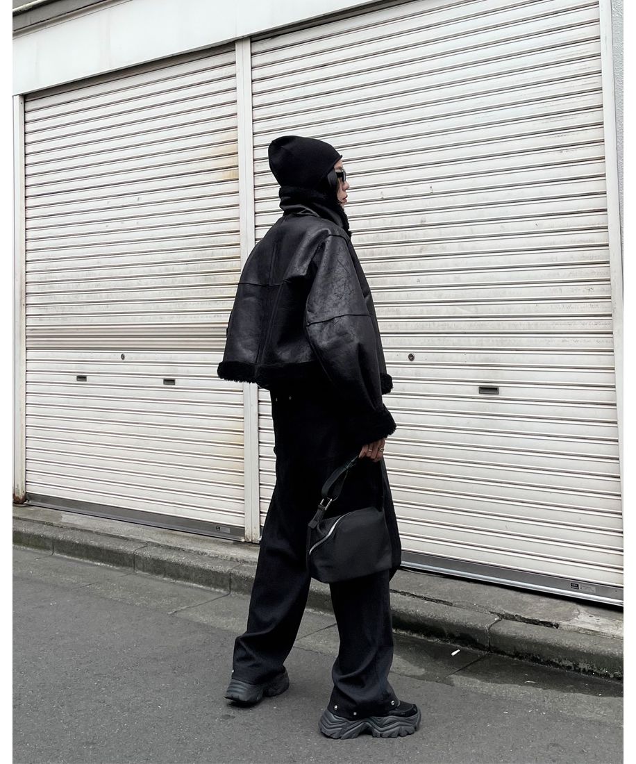 VINTAGE CRACK SHORT B－3(504845557) | スライ(SLY) - d fashion