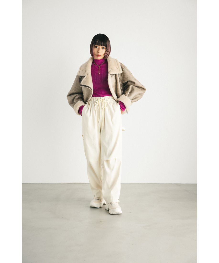 VINTAGE CRACK SHORT B－3(504845557) | スライ(SLY) - d fashion