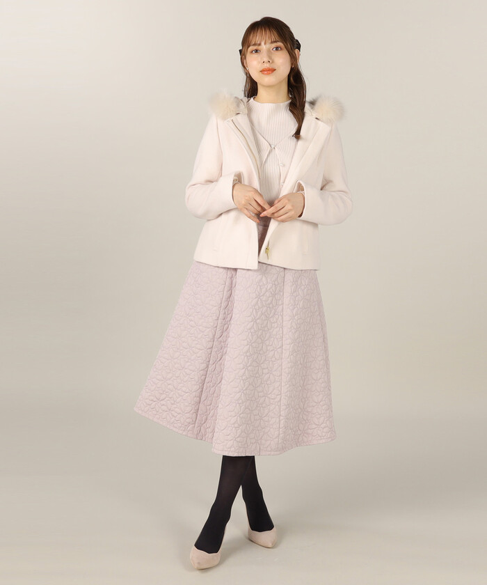 セール】ファー付き2wayショートコート(504915394) | レッセ セール】ファー付き2wayショートコート(504915394) | レッセ
