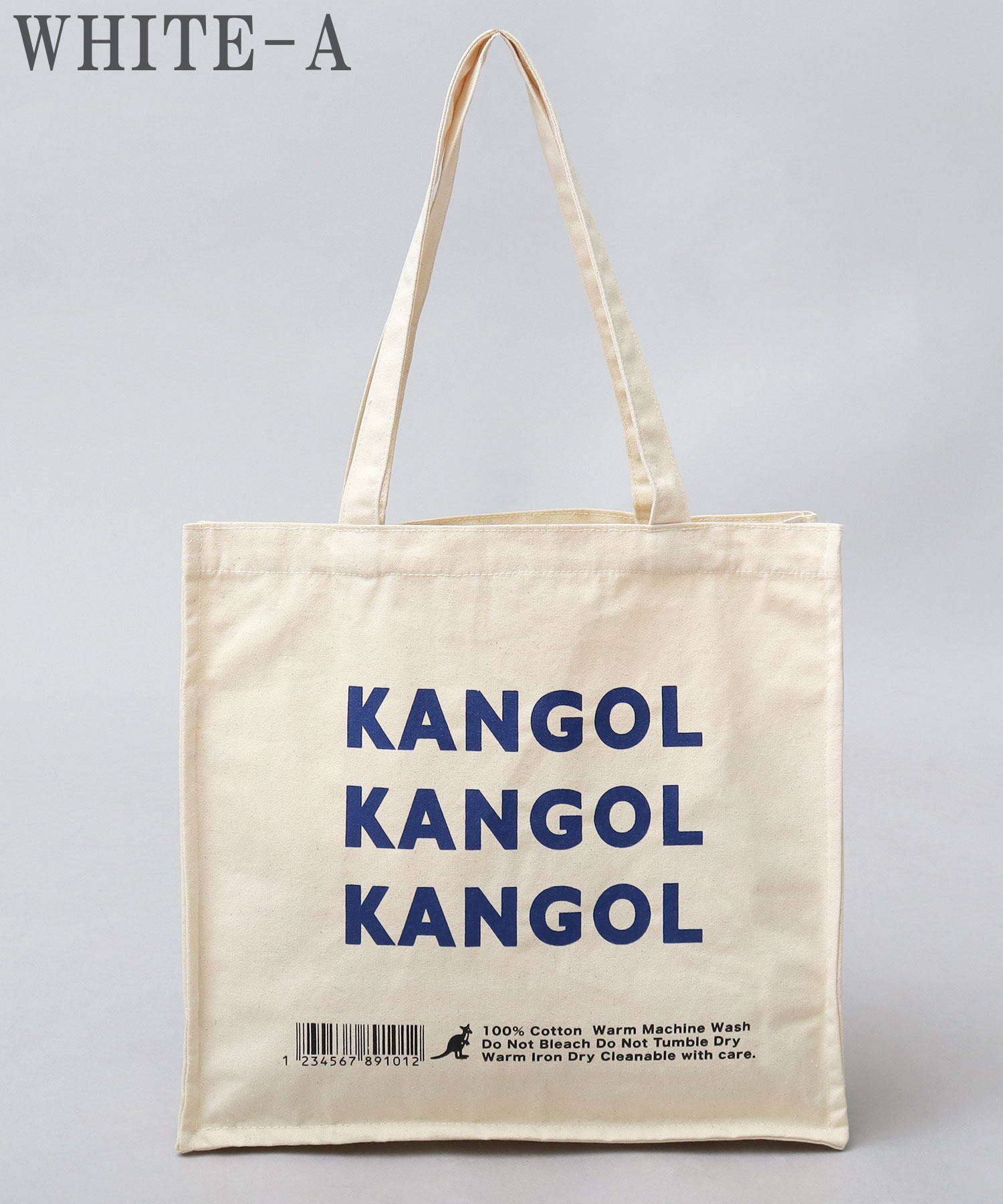 KANGOL / カンゴール / キャンバス ロゴプリント スクエア