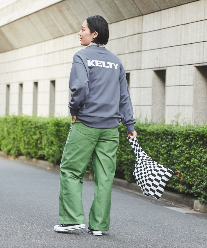 セール 17%OFF】KELTY(ケルティ)別注ロゴ裏毛スウェットプルオーバー