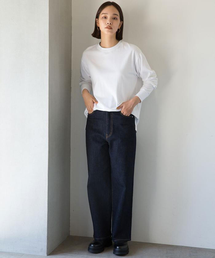 セール 30%OFF】LB.04/エンザイム加工天竺ロングスリーブTシャツ