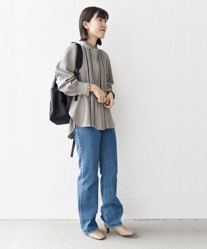 セール 60%OFF】*〈手洗い可能〉配色 チェック ソリッド ハシゴ