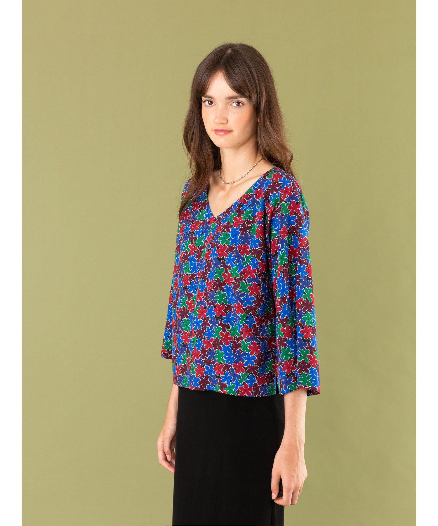 ブラウス シャツ ICZ1 HAUT ノーカラーブラウス レディース セール64%OFF】 ICZ1 HAUT ノーカラーブラウス(504899809