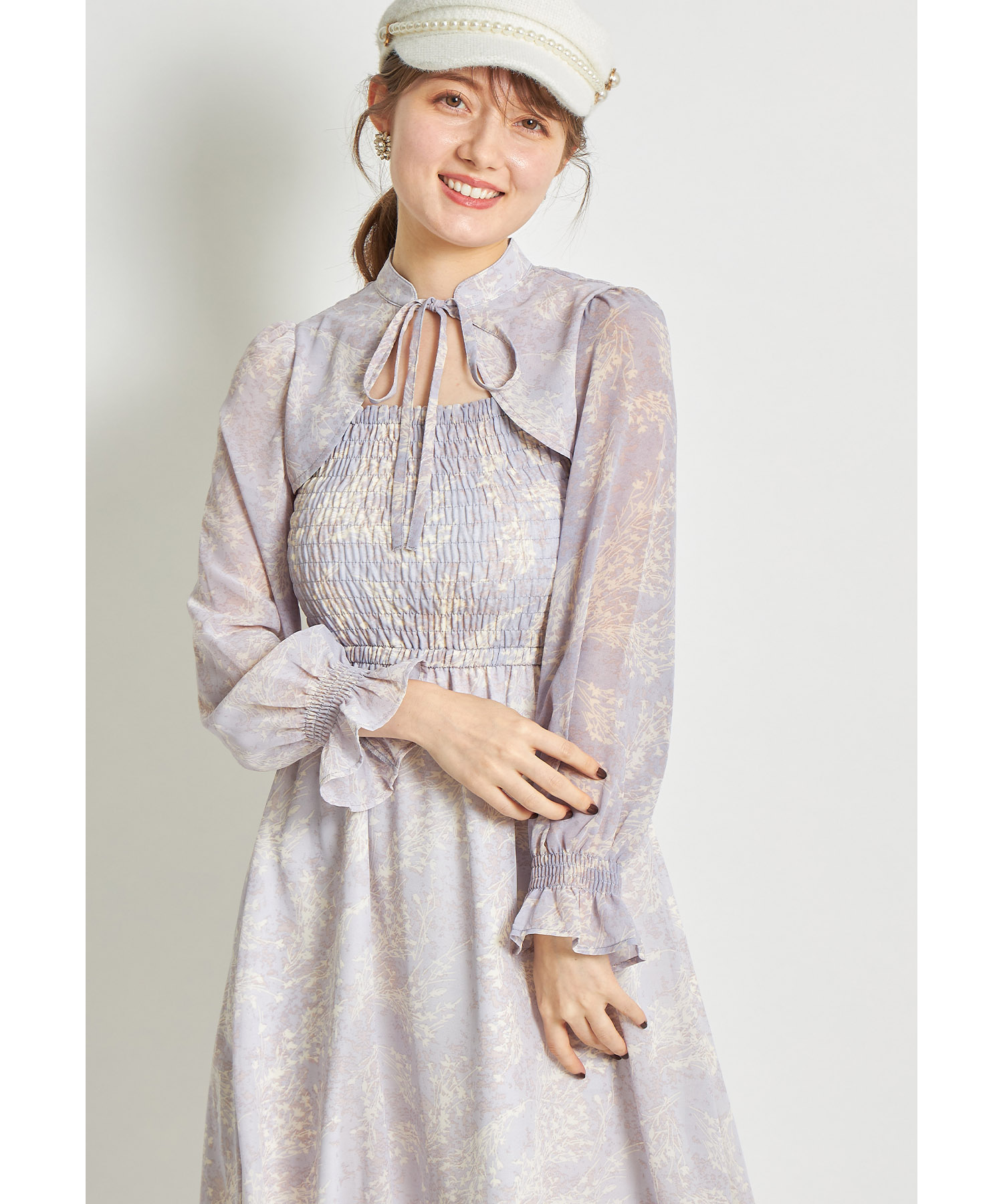 POSH FADITAL borderニットワンピース[品番：MKSW0062749]｜GYDA