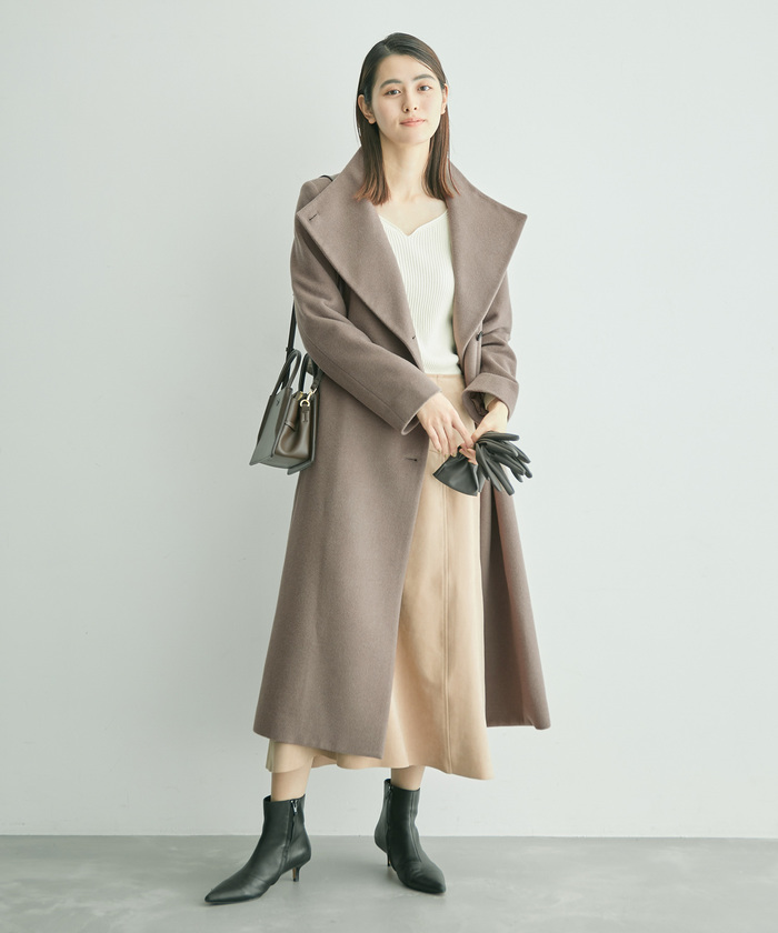 22AW 【VERY12月号掲載】ロペ プレミアムカシミヤコート 38 3way