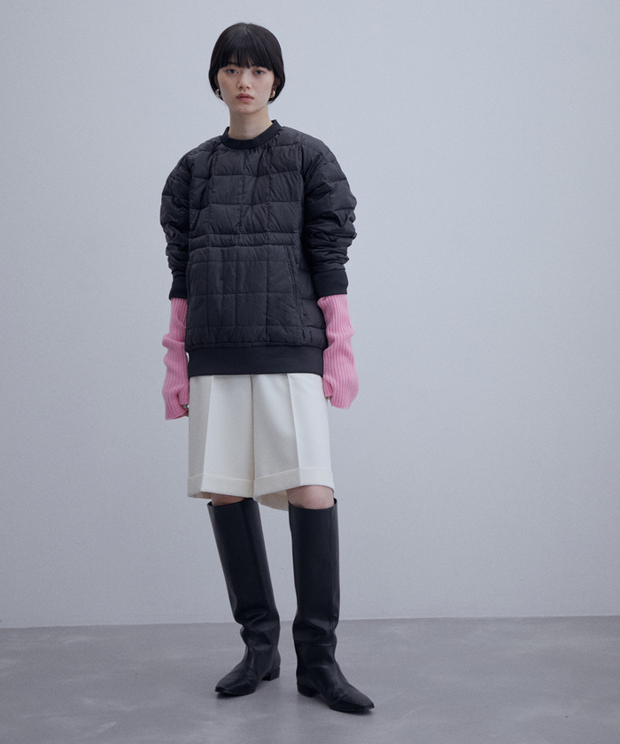 体温　taion ダウン　アウター　アダムエロペ　TAION パープル TAION（タイオン）のファッション通販 - ZOZOTOWN（カラー