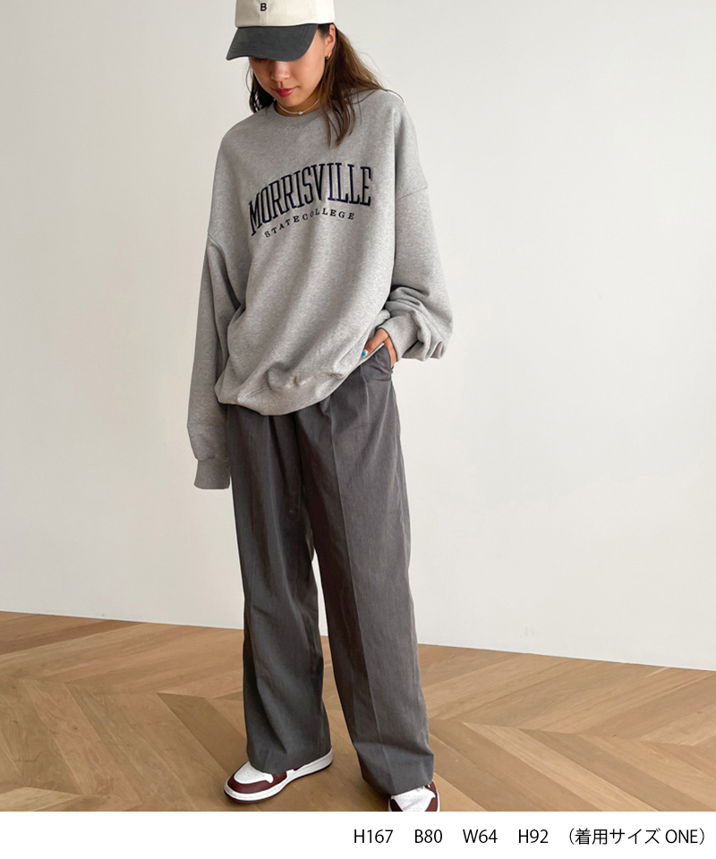美品 CANAL JEAN choice_cnl DUNE刺繍裏毛トレーナー キャナルジーン CANAL JEAN 【ユニセックス】choice_cnl