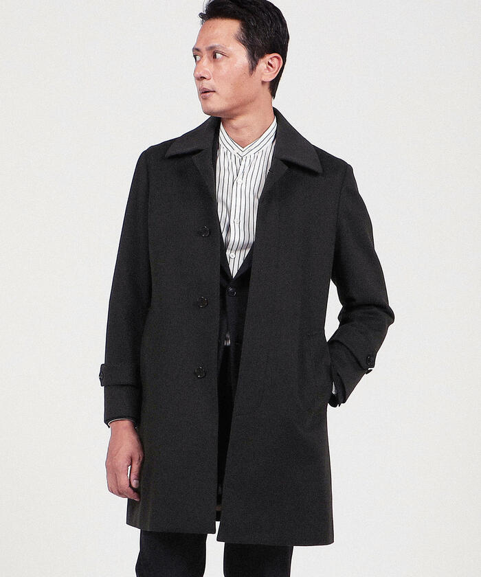 美品 GRL Loro Piana STORM ライナー付きステンカラーコート