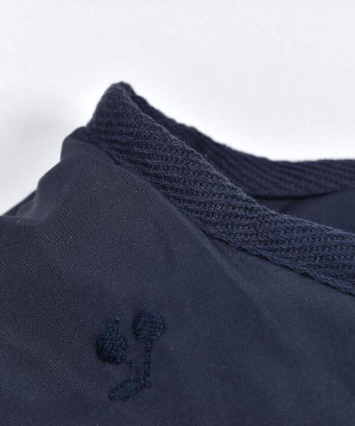チェリー 刺繍 ノーカラー キルト ジャケット (80~130cm)(504929499) | スラップスリップ(SLAP SLIP) - d  fashion