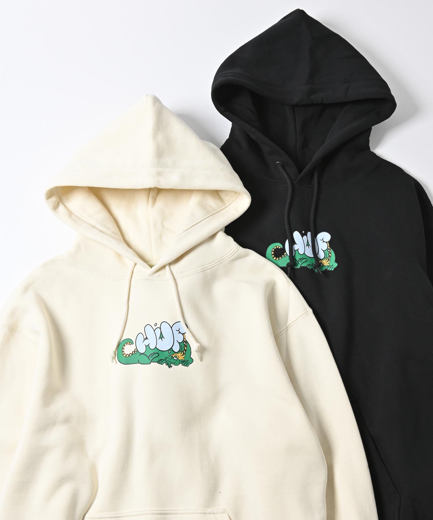 HUF ハフ パーカー フーディー 正面デカロゴ オーバーサイズ