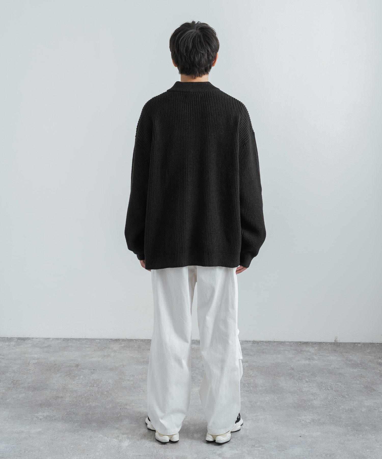 ロッキーモンロー Rocky Monroe ハーフジップニット メンズ 長袖