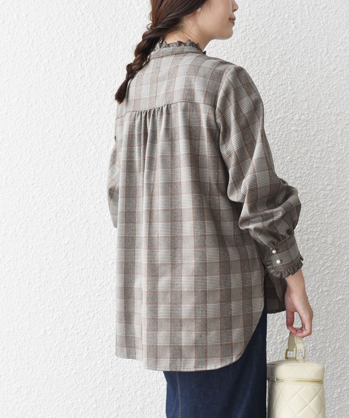 セール 60%OFF】*〈手洗い可能〉配色 チェック ソリッド ハシゴ