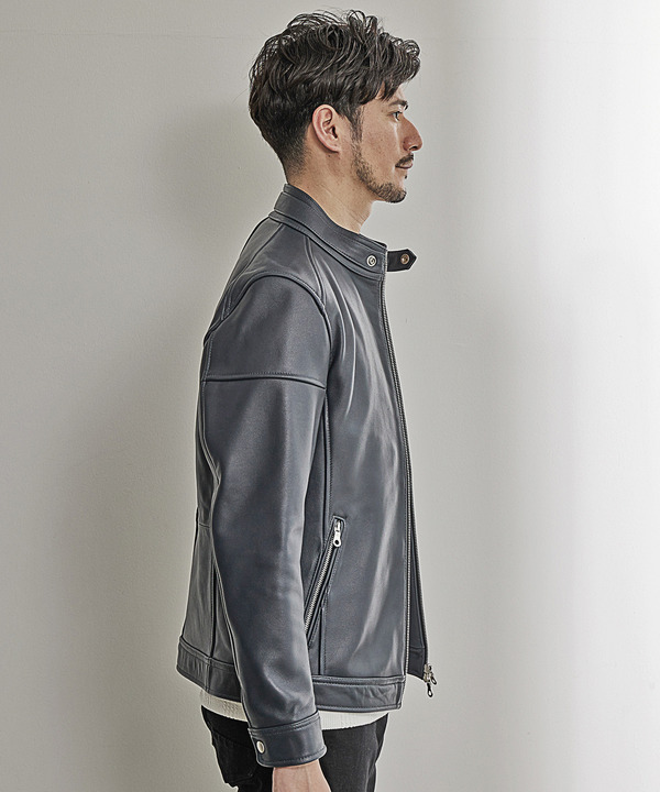 セール 40%OFF】シングルライダースレザージャケット(504948986