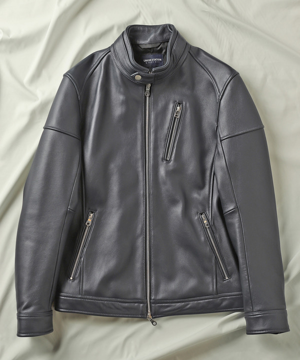 セール 40%OFF】シングルライダースレザージャケット(504948986