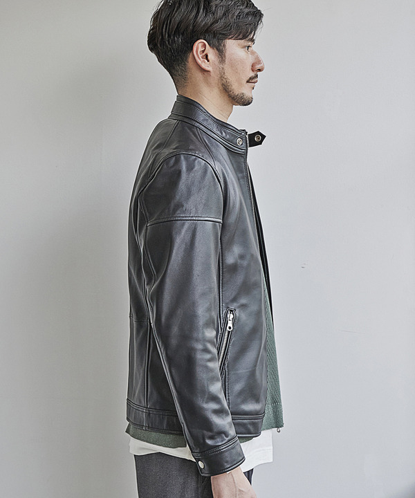 レザージャケット シングルライダース セール 40%OFF】シングルライダースレザージャケット(504948986