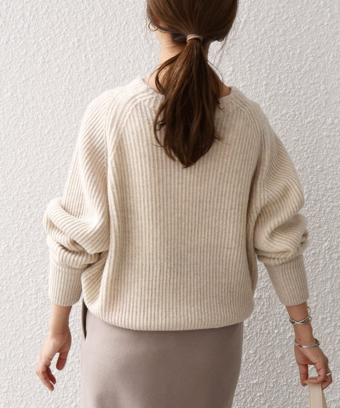 セール 30%OFF】SHIPS any: AQUA ニット ラグラン パフ プルオーバー(504948999) | シップス エニィ  ウィメン(SHIPS any WOMEN) - d fashion