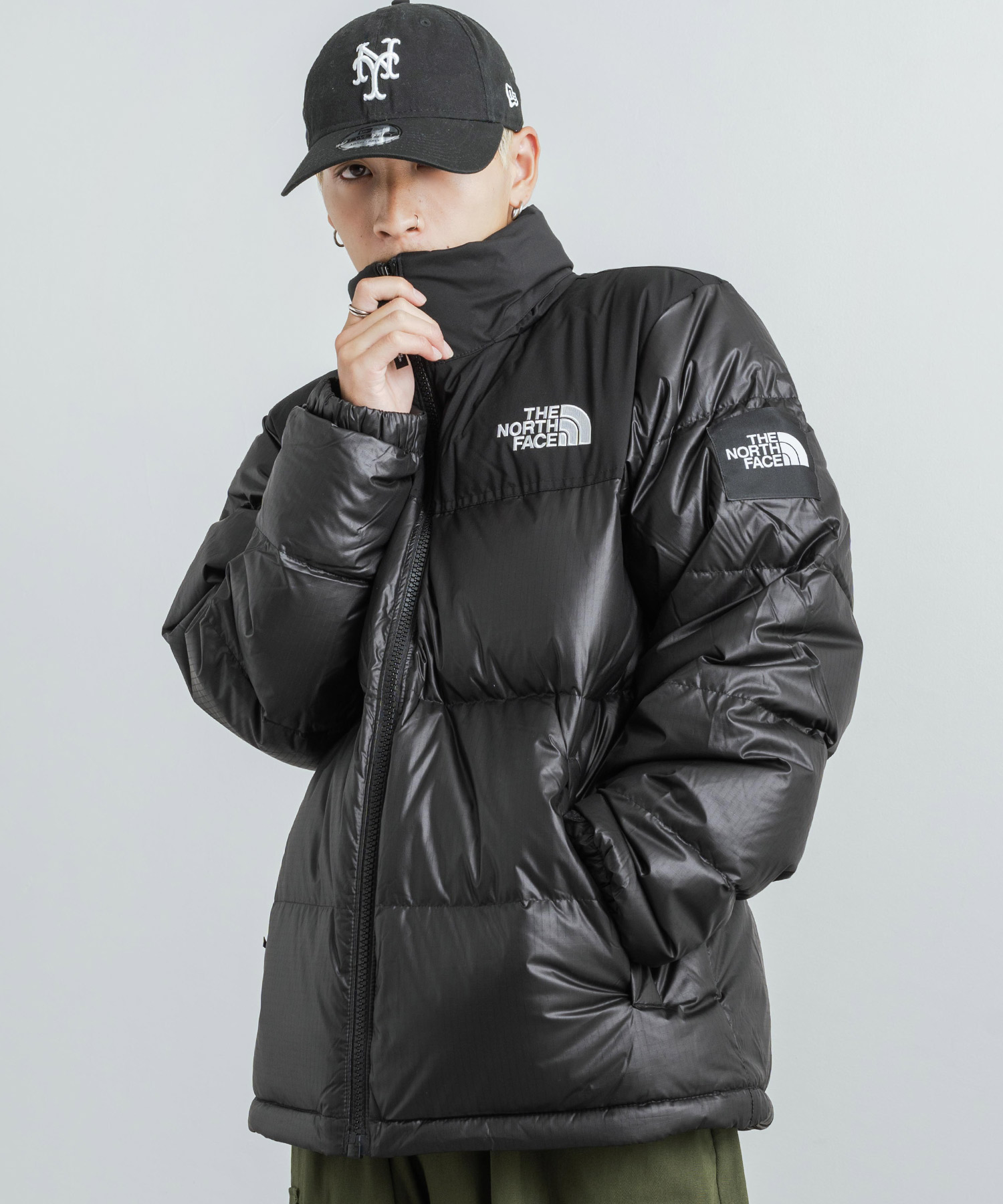 韓国限定　the north face novelty nuptse ブラックL