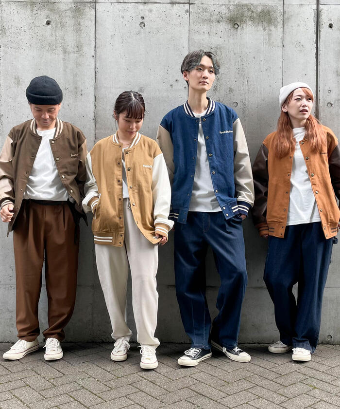 美品22AW】BEIGE, ATTIN ツイード スタジアムジャンパー 4