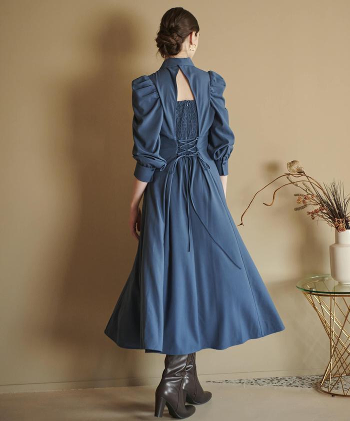 ボウタイ切替ワンピース(504936710) | AND COUTURE(AND COUTURE ボウタイ切替ワンピース(504936710) | AND COUTURE(AND COUTURE