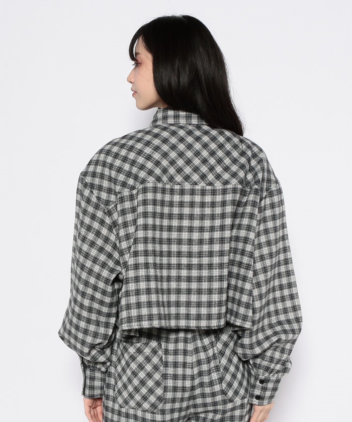 【新品・未使用品】TIGHTBOOTH®︎ NEIGHBORHOOD オリーブ セール】【セットアップ対応商品】Short plaid shirt(504937071